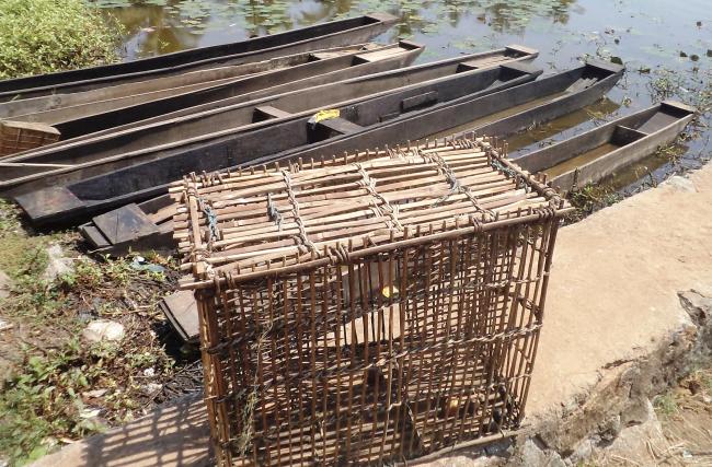 Fishing Net & Boats at Tampara lake