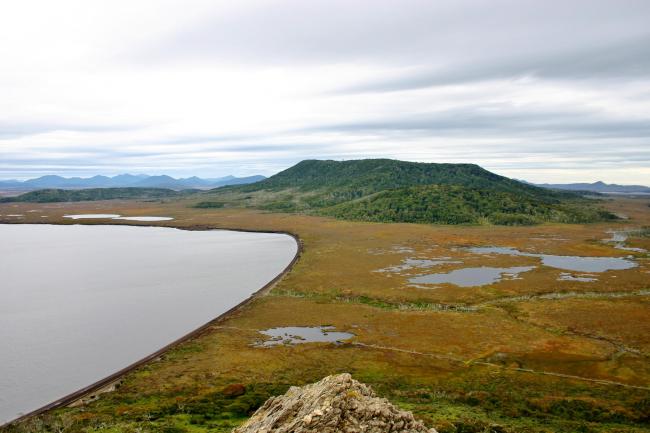 Costa oriental del lago Bueno