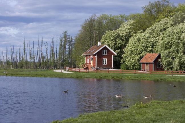 Erik Rosenberg´s cottage, at Oset.