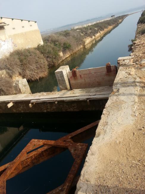 Lagunas de La Mata y Torrevieja. Canal para el trasvase de salmueras “Casa de Máquinas”