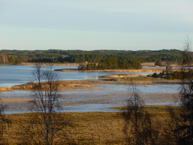 View over the bay of Svensksundsviken to the east. 