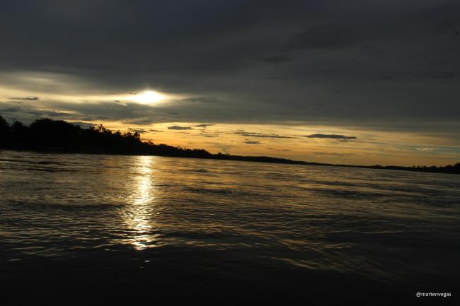 Atardecer en Tiputini