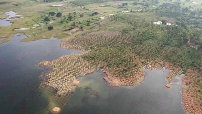 Mounds in Nakti Bird Sanctuary