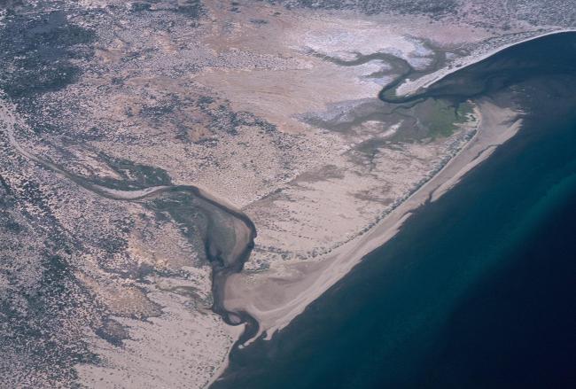 Vista aérea del Estero Las Ánimas
