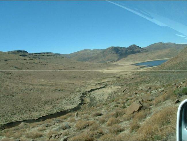 Lets'eng-la-Letsie: One of the feeder streams.