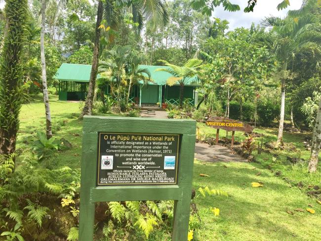 O Le Pupū Puē National Park visitor center 
