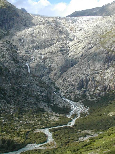 Rhône le début / The origin of the Rhône