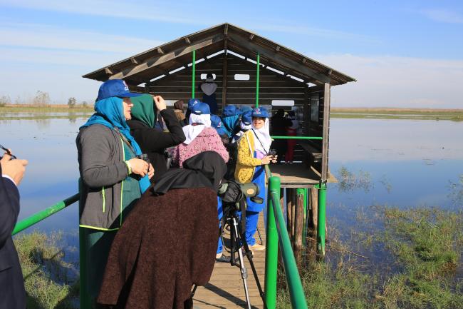 Experience-based education program in Selke Wildlife Refuge