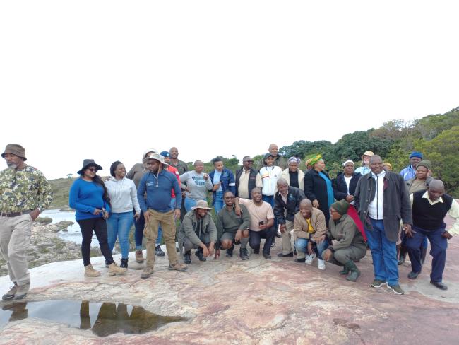 Field trip with community members.