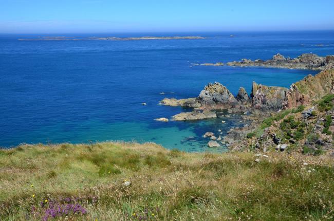 Hannaine Bay and Burhou Island