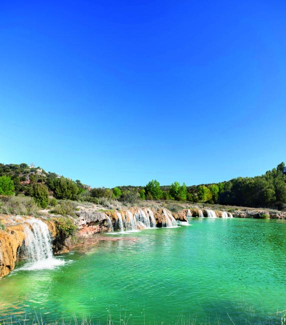 Lagunas de Ruidera. Cascada de la Lengua.