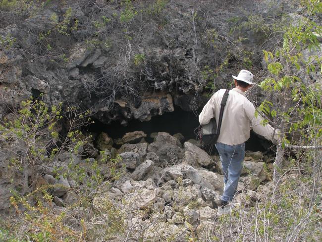 Karst well at Klein Bonaire