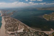 Lido et étang de Salses-Leucate