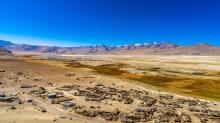 Aerial View of the Tso Kar basin. 