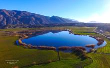 A view of Barm Alvan wetland