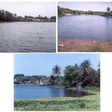 Laguna El Caracol en diferentes épocas del año