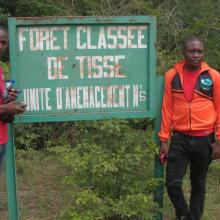 Photo 10: Panneau de signalisation de la Forêt classée de Tissé, une des 9 forêts classées comprises dans les limites du site Ramsar 