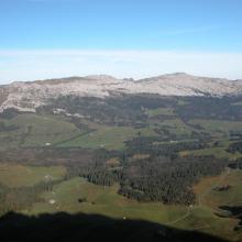 Laubersmad-Salwidili: View towards the "Schrattenfluh"